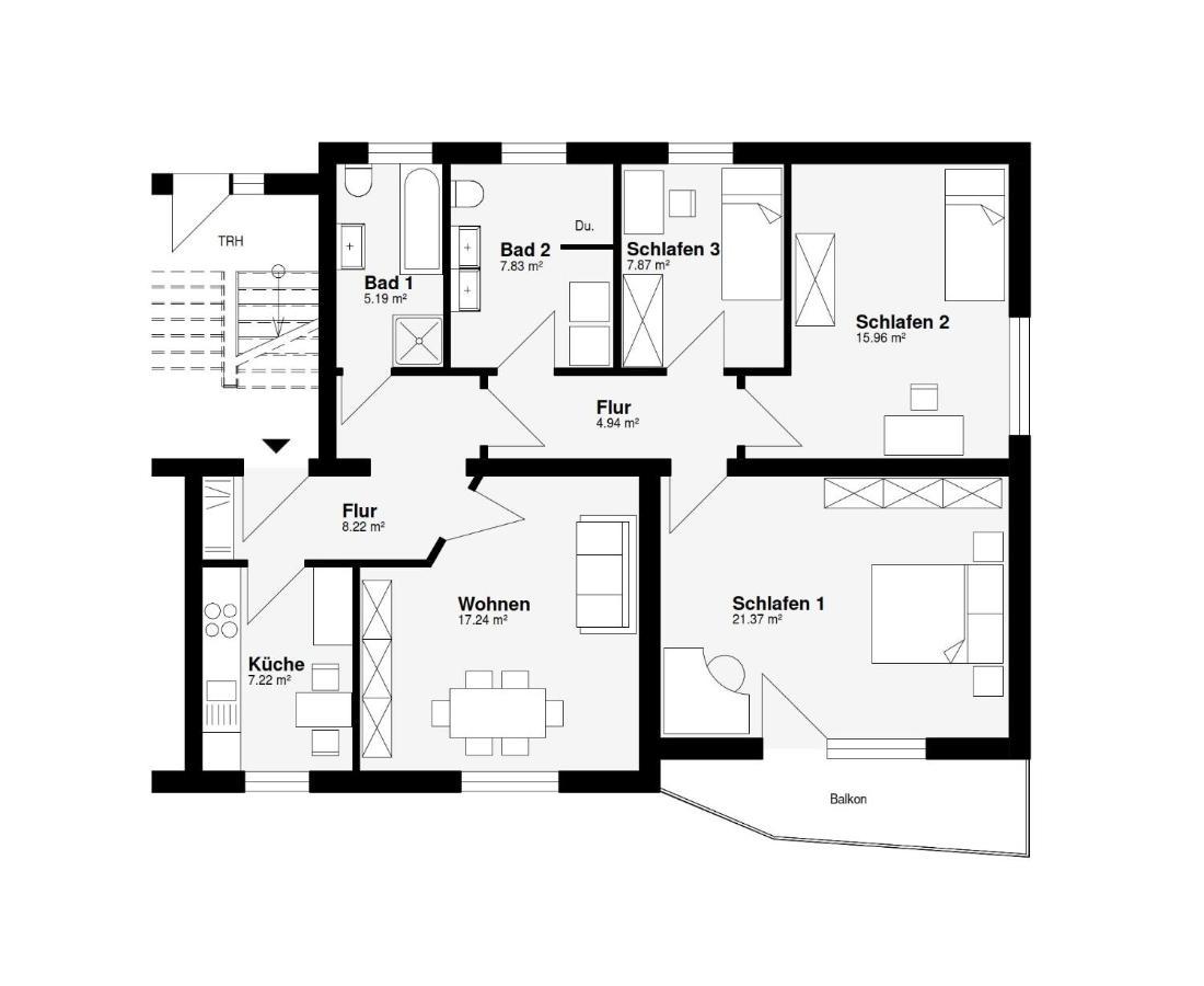 Ferienwohnung Friedrich Ulrich Wolfenbüttel Exterior foto